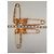 broche VERSACE banhado a ouro - vista 3