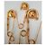 broche VERSACE banhado a ouro - vista 5
