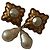 Chanel CC Blumen Kunstperlen Clip-On Ohrringe Gold Gold hardware - Ansicht 6