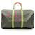 Louis Vuitton Keepall Monogram Coated Canvas Boston Bag Brown Cloth  ref.2269952