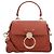 Chloé Mini Tess Tagestasche aus genarbtem und weichem Leder - Ansicht 2