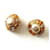 Orecchini Chanel CC a clip con perle finte e strass oro Gold hardware - vista 3