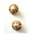 Orecchini Chanel CC a clip con perle finte e strass oro Gold hardware - vista 5