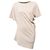 Top de manga corta Jil Sander en algodón beige