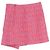 Gonna mini asimmetrica in tweed Maje Jolia in poliamide rosa - vista 2
