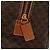 Céline Borsa a mano in tela Macadam CELINE in pelle PVC marrone oro Auth yk18442V D'oro - vista 18