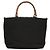 Borsa a mano in tela GUCCI Bamboo 2way Nera Argento 000 1998 0540 Auth BD2082 Nero - vista 2