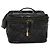 CHANEL Matelassé Vanity Pouch Smalto Nero Oro CC Auth bs26105 D'oro - vista 13