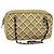 Borsa a Spalla con Catena CHANEL Smalto Beige CC Auth 125492
