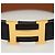 Hermès Cintura in pelle HERMES Constance 22,8""-24,8"" Nero Oro Auth BD2074 D'oro - vista 6