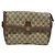 GUCCI GG Supreme Web Sherry Line Borsa PVC Beige Oro 164 02 084 Auth ep9049 D'oro - vista 13