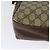 GUCCI GG Supreme Web Sherry Line Borsa PVC Beige Oro 164 02 084 Auth ep9049 D'oro - vista 15