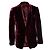 Tom Ford, Samt Shelton Blazer in Burgunderrot