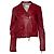 The Row, rote Lederbikerjacke