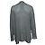 Autre Marque Sig. P., Cardigan lavorato a maglia con tasche in grigio - vista 3