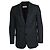 Schwarz-weißer Tweed-Blazer von Saint Laurent, 2019