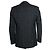 Schwarz-weißer Tweed-Blazer von Saint Laurent, 2019 - Ansicht 3