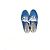 Sneakers basse Saint Laurent in glitter blu - vista 13