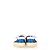 Sneakers basse Saint Laurent in glitter blu - vista 15