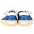 Sneakers basse Saint Laurent in glitter blu - vista 5