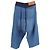 Jeans plissados de cintura alta Loewe em denim azul Azul claro - vista 2