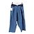 Jeans plissados de cintura alta Loewe em denim azul Azul claro - vista 4