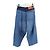 Jeans plissados de cintura alta Loewe em denim azul Azul claro - vista 5