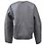Edge Céline Celine Oversized Pullover mit Rundhalsausschnitt aus grauer Wolle - Ansicht 3