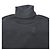 RED Valentino Rollkragen-Cape-Pullover aus schwarzer Viskose - Ansicht 10