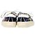 Saint Laurent bedruckte Low-Top-Sneaker aus schwarzem Leder - Ansicht 5