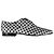 Oxfords con estampado de estrellas de Saint Laurent en purpurina plateada
