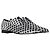 Oxfords con estampado de estrellas de Saint Laurent en purpurina plateada - vista 4