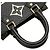 Borsa Petit Sac Plat Empreinte Monogram Louis Vuitton 2way M81416 Nero - vista 4