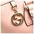 Borsa GG Charm in pelle di vitello rosa Gucci - vista 8
