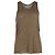 Haider Ackermann Tank Top in Brown Cotton Red