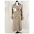 Chanel Abrigo de tweed beige con cinta 34 FR - vista 2
