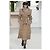 Chanel Abrigo de tweed beige con cinta 34 FR - vista 3