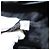 Borsa a spalla PRADA in nylon nero argento autentica bs26020 - vista 12