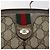 Bolsa de ombro GUCCI GG Supreme Web Sherry Line PVC Bege 904 02 047 Auth ep9173 Dourado - vista 18