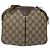 Bolsa de ombro GUCCI GG Supreme Web Sherry Line PVC Bege 904 02 047 Auth ep9173 Dourado - vista 2