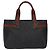 Borsa a mano in tela nera della linea Sherry di GUCCI 73984 Auth SW831 Nero - vista 13