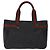 Borsa a mano in tela nera della linea Sherry di GUCCI 73984 Auth SW831 Nero - vista 2