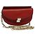 Chloé Borsa a spalla in pelle Chloe Chain Georgia Rossa Oro Auth am8513 Rosso D'oro