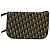 Bolso de hombro de lona Trotter Christian Dior azul marino dorado Auth BD2210 - vista 2