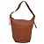 Coach Borsa a spalla in pelle marrone Auth am8426