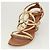 LOUIS VUITTON Décolleté in Pelle Marrone LV Auth bs25697 - vista 20