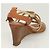 LOUIS VUITTON Décolleté in Pelle Marrone LV Auth bs25697 - vista 21