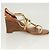 LOUIS VUITTON Décolleté in Pelle Marrone LV Auth bs25697 - vista 22