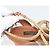 LOUIS VUITTON Décolleté in Pelle Marrone LV Auth bs25697 - vista 33