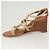 LOUIS VUITTON Décolleté in Pelle Marrone LV Auth bs25697 - vista 5